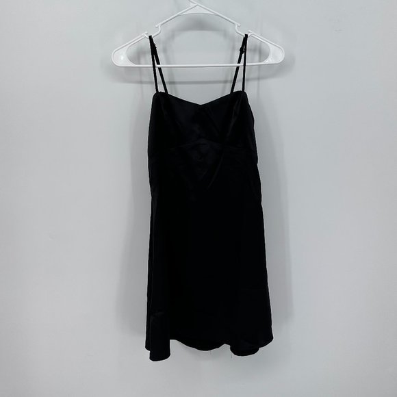 Women's Urban Outfitters Light Before Dark Bella Bow Tie-Back Mini Dress XS - Picture 1 of 4